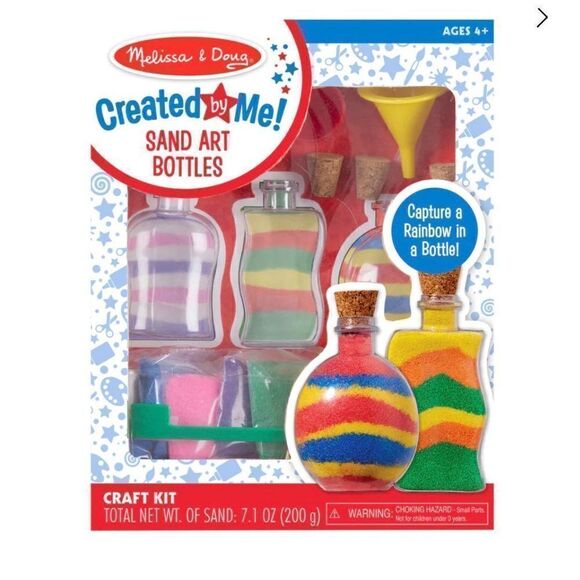 Melissa & Doug Created by Me Sand Art Bottles Craft Kit NIB Christmas Gift - Picture 5 of 5